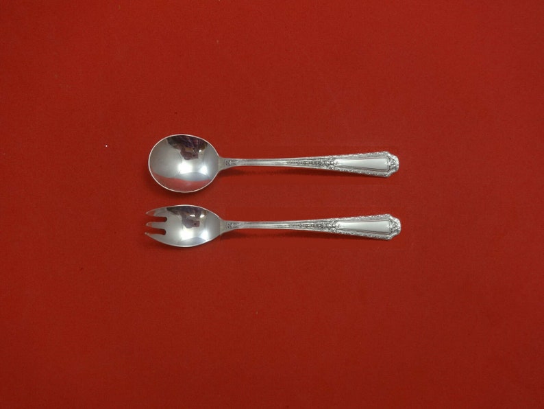 Louis XIV by Towle Sterling Silver Baby Childs Set 2pc 4 34 Custom Made