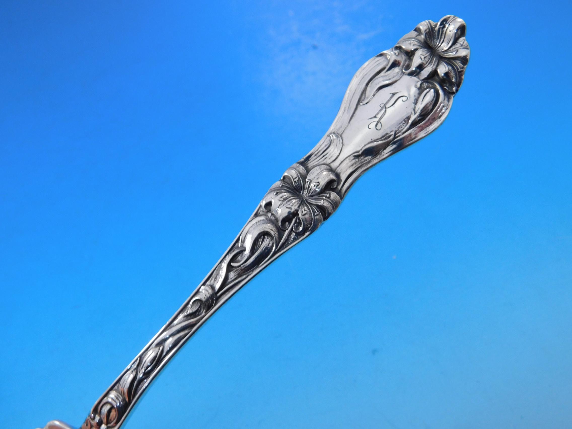 【Whiting ホワイティング】純銀／バターナイフ「Lily」2本セット Lily by Frank Whiting Sterling Silver Flatware Set 12 Service 86
