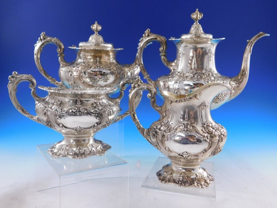 Francis I by Reed & Barton Sterling Silver Tea Set 4 Piece 570A - Etsy
