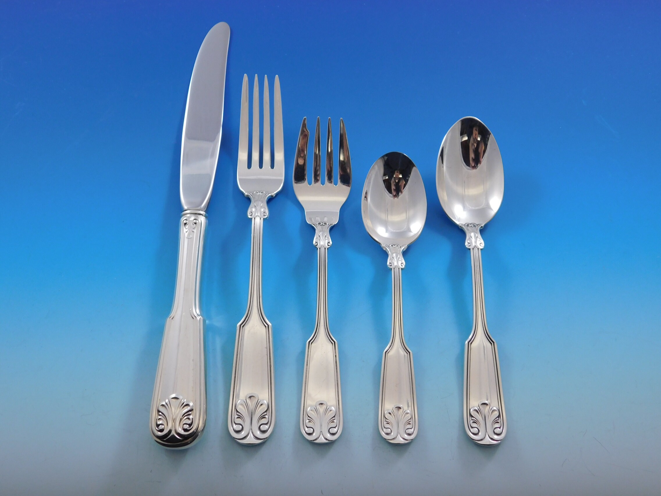 Gorham Sterling Shell Aka Hampton Sterling Silver Flatware Set Etsy 日本