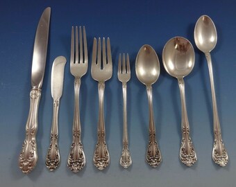 Chateau Rose by Alvin Sterling Silver Flatware Set for 12 Service