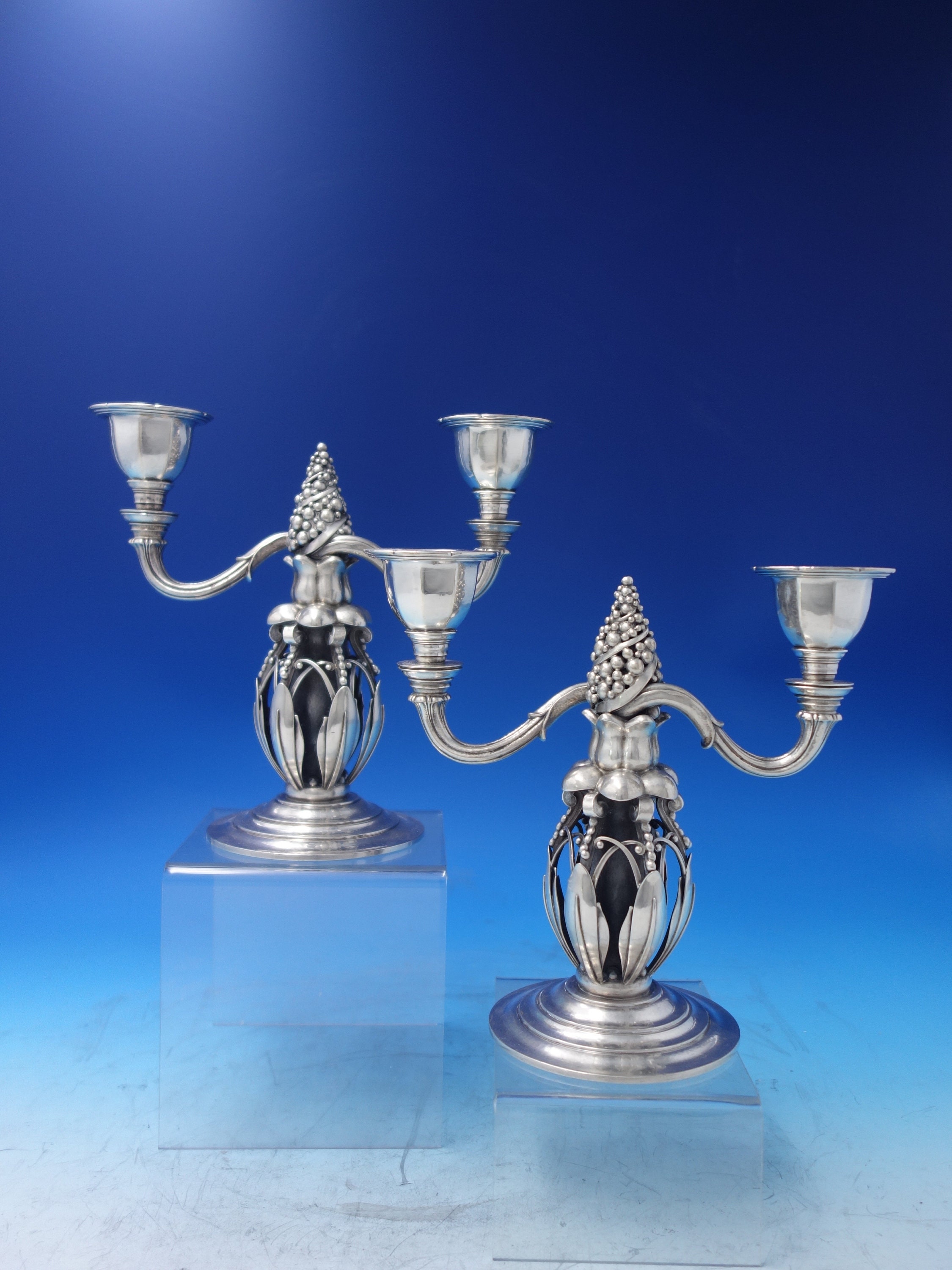 ジョージジェンセン　エコーンsterling925 グレービーレードル　135g ジョージジェンセン エコーンsterling925 グレービーレードル 135g