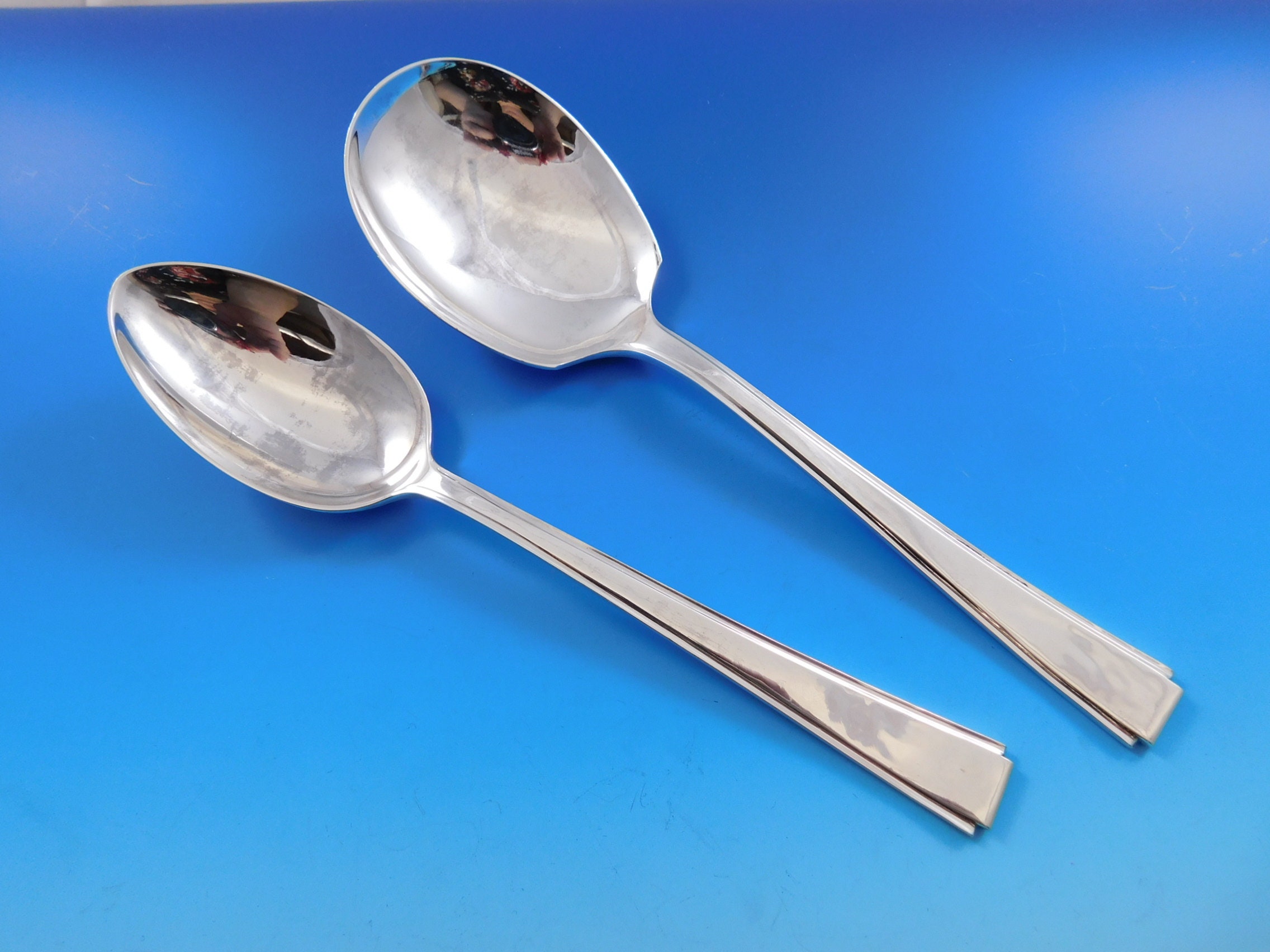 シルバー950 スプーン NIHONBASHI ロータリー国際 Japanese Modern Classic 950 Sterling Silver Flatware Set Dinner