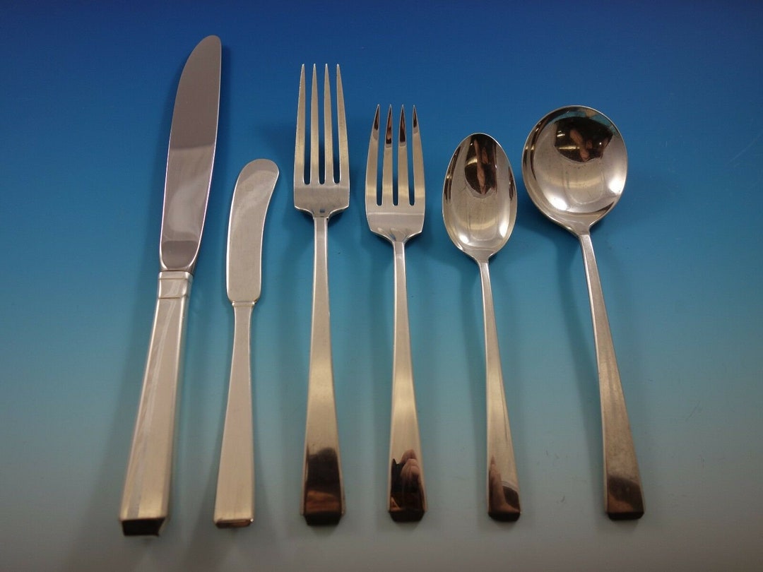 Craftsman by Towle Sterling Silver Flatware Set 48 Service 299 - Etsy