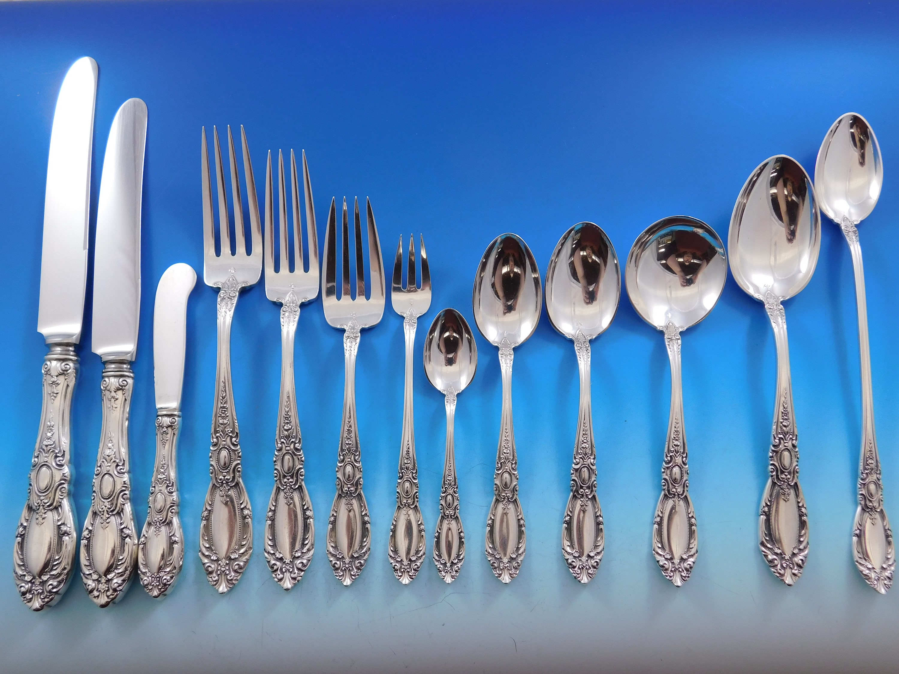 King Richard by Towle Sterling Silver Flatware Set for 12 Service