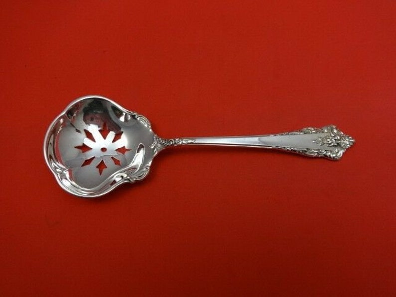 Rondelay by Lunt Sterling Silver Nut Spoon Pierced 6