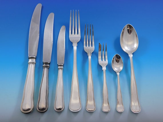 Fiddle Thread by Suzuyo Japanese 950 Sterling Silver Flatware Set