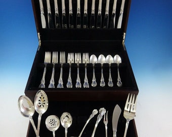 Old Master by Towle Sterling Silver Flatware Set for 12 Service 57