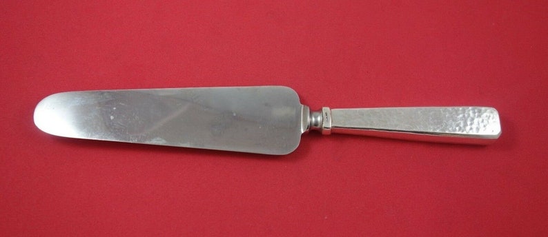 Elizabeth Tudor Hammered by Schofield Sterling Silver Cake Server Narrow 10