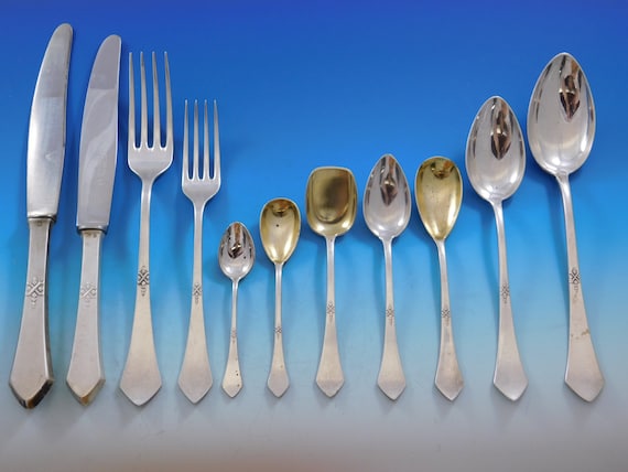 Art Deco by Josef Carl Klinkosch Vienna Austria 800 Silver