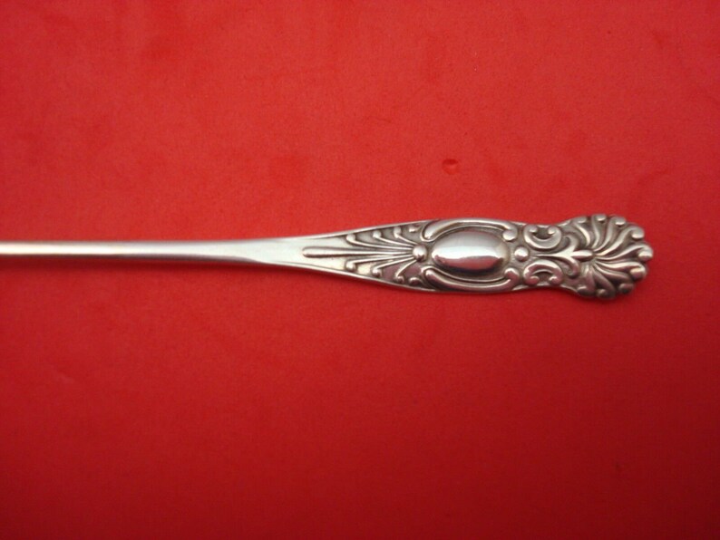 Stowell /& Co Sterling Silver Dessert Fork Gold Washed 6 Pattern Unknown by A