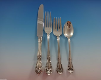 Vintage ALVIN Sterling 1940 CHATEAU ROSE New French Hollow Dinner