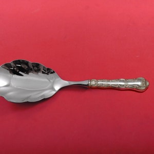 Strasbourg by Gorham Sterling Silver Rice Spoon Scalloped 10&quot; HH WS Custom Made