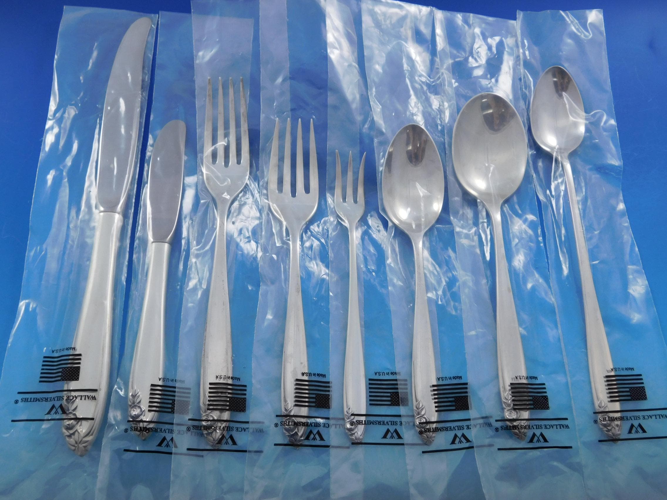 Debutante by Wallace Sterling Silver Flatware Set 12 Service 101