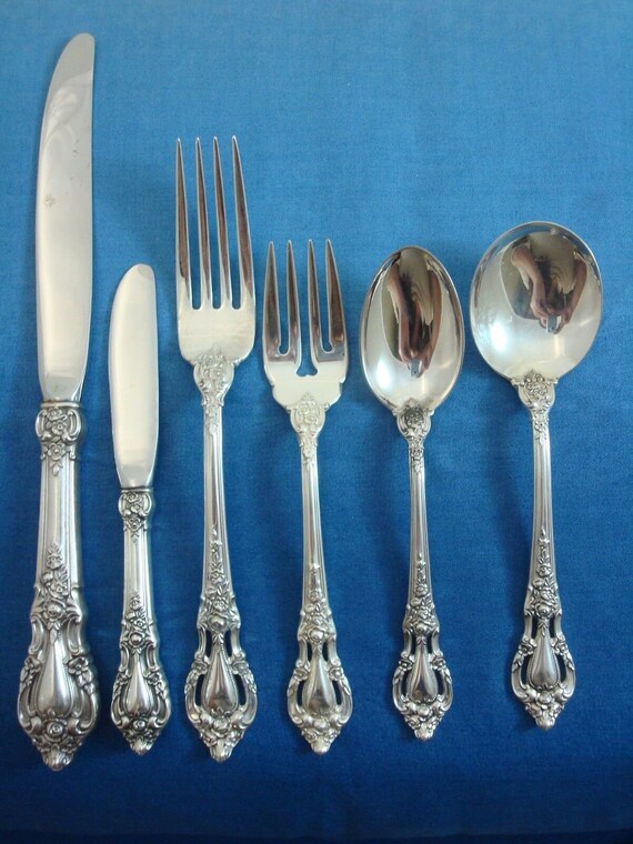 Eloquence sterling silver flatware sale