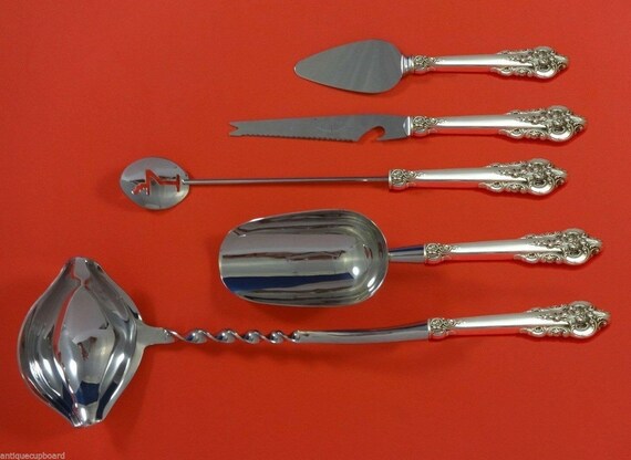 Grande Baroque by Wallace Sterling Silver Pastry Tongs 9 7//8/" HHWS Custom Made