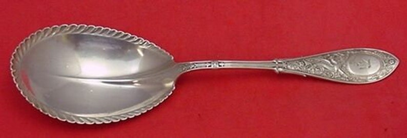 Arabesque by Whiting Sterling Silver Berry Spoon 9 14