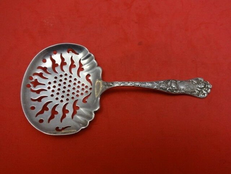 American Beauty by Manchester Sterling Silver Nut Spoon Pierced 5