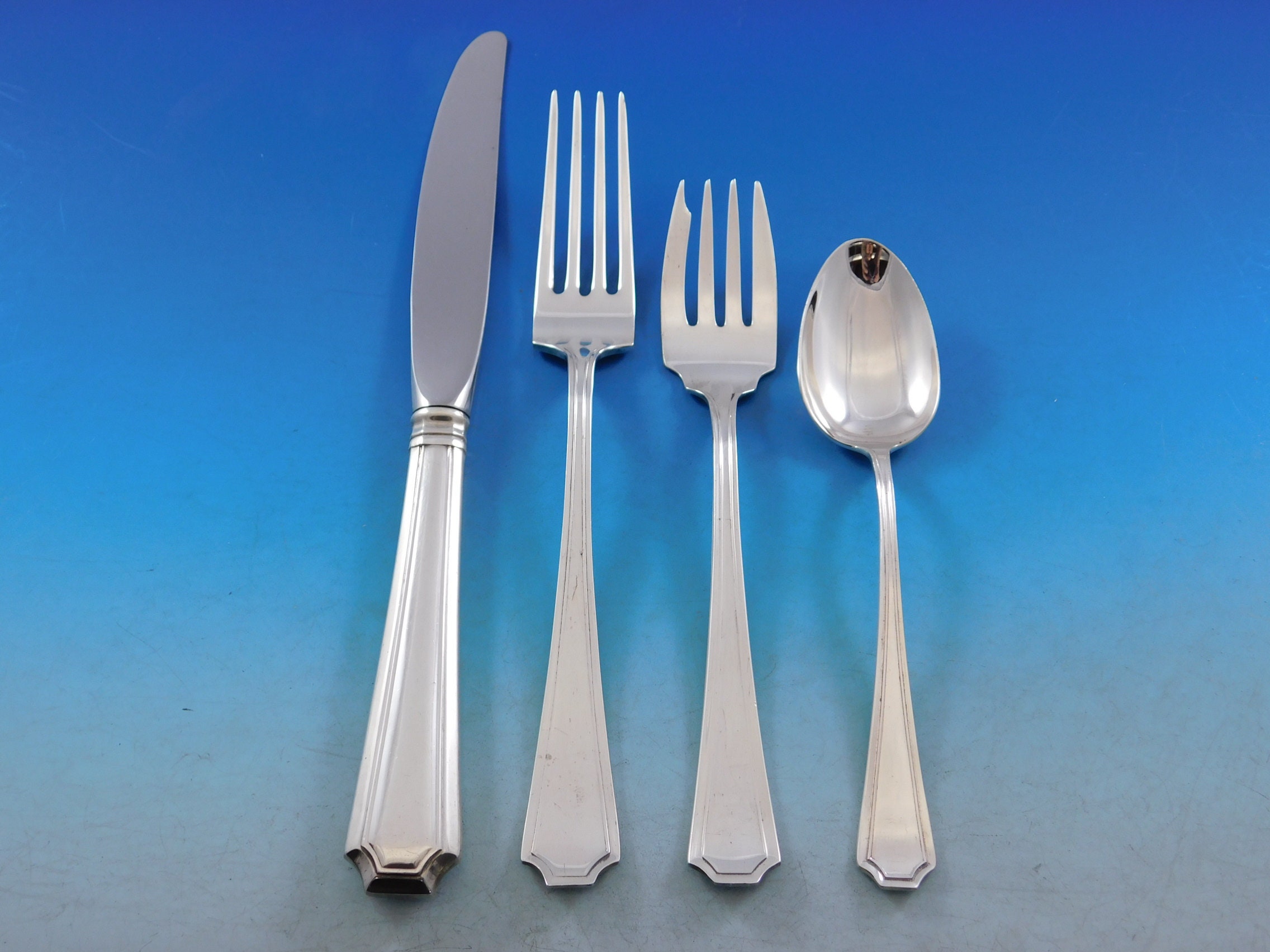 Fairfax by Gorham Sterling Silver Flatware Set for 12 Service