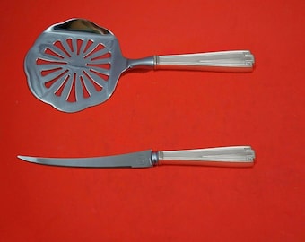 Juego de servir tomates de plata esterlina de 2 piezas Etruscan by Gorham HHWS hecho a medida