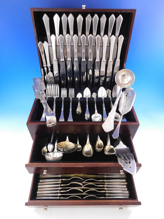 Art Deco by Josef Carl Klinkosch Vienna Austria 800 Silver