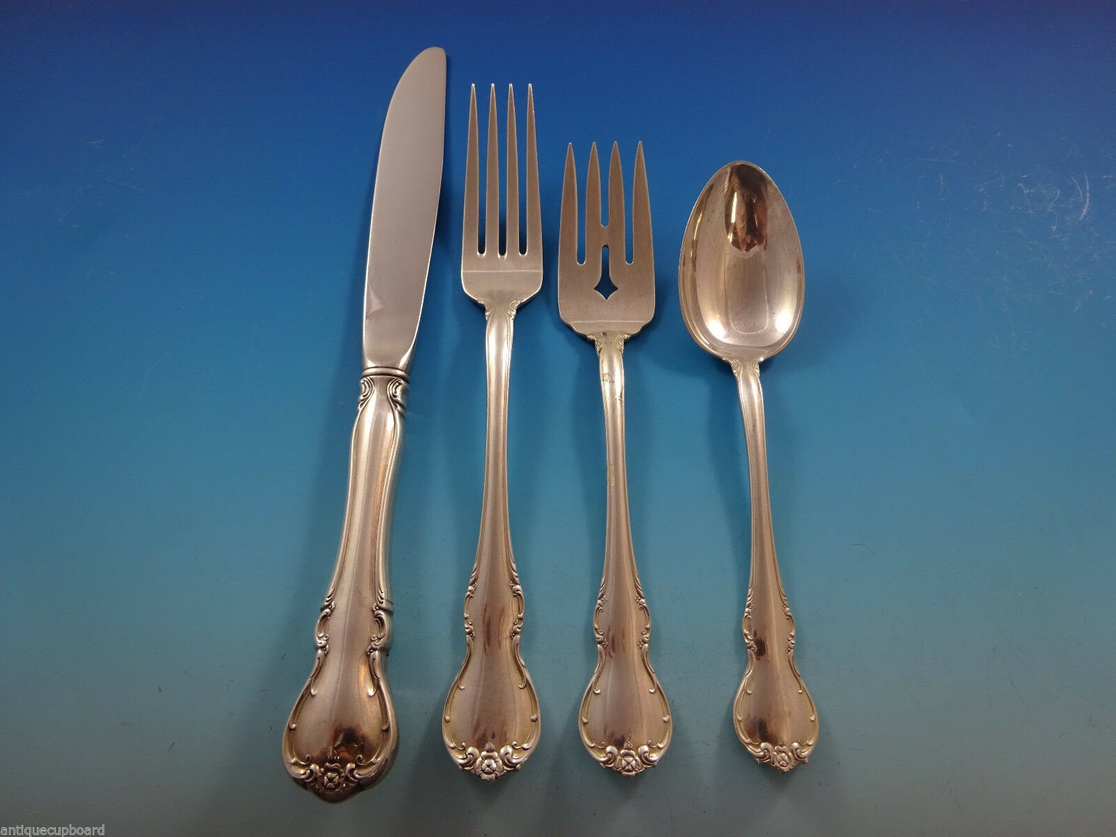 French Provincial by Towle Sterling Silver Flatware Set 6 Etsy
