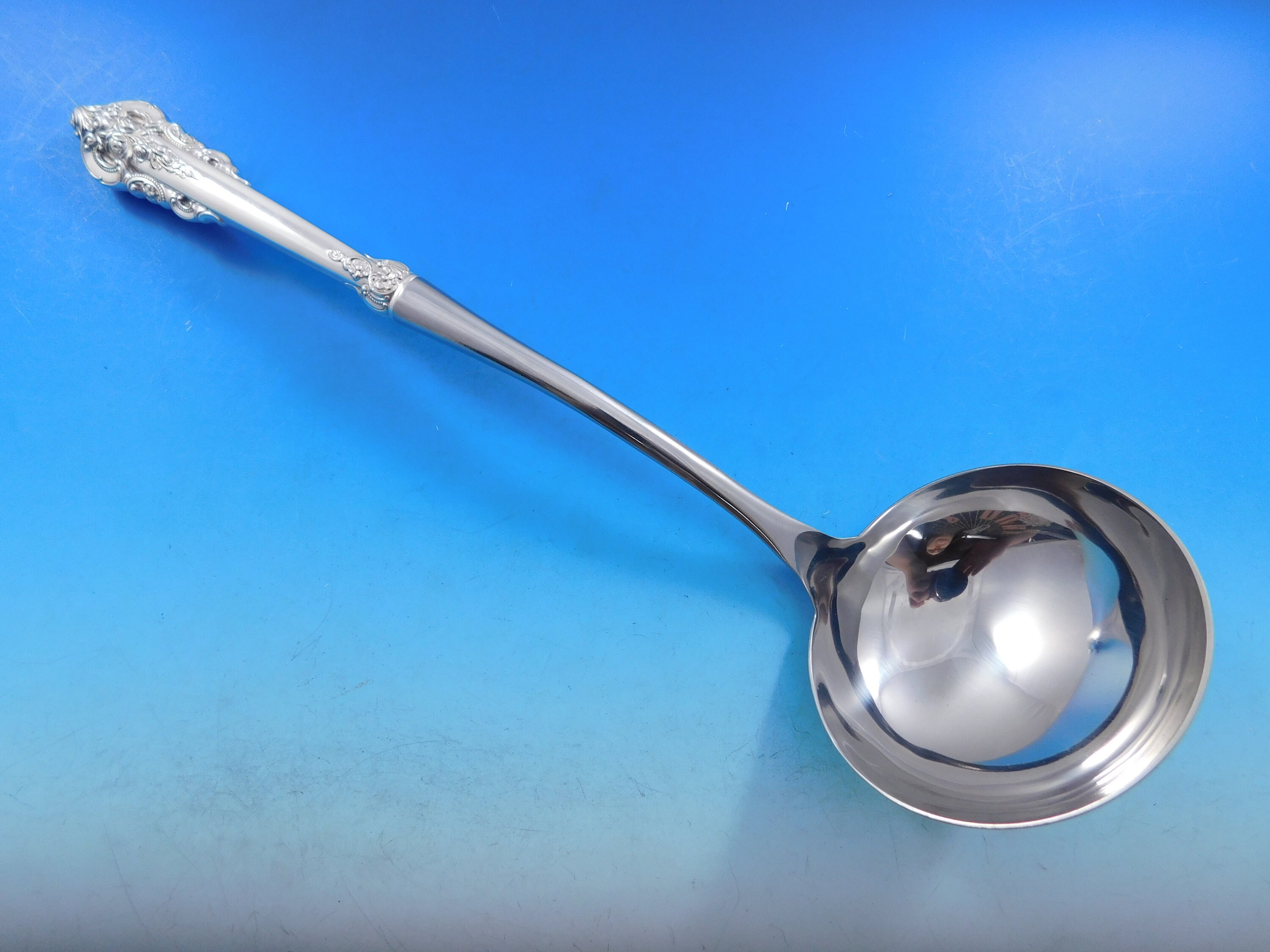 Grande Baroque by Wallace Sterling Silver Soup Ladle 11 7/8 Grande Baroque by Wallace Sterling Silver Soup Ladle 11 7/8