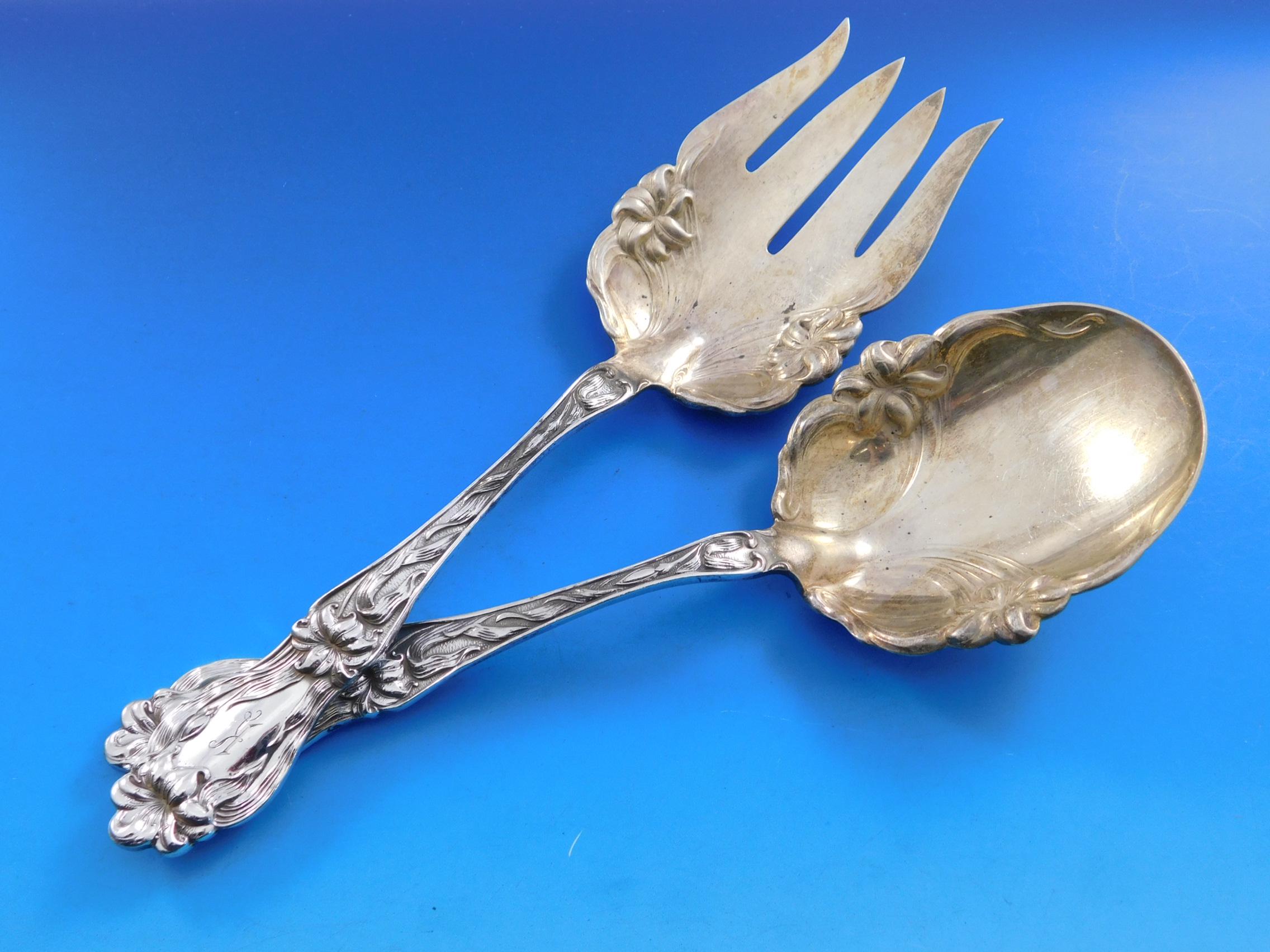 Lily by Frank Whiting Sterling Silver Flatware Set 12 Service 86