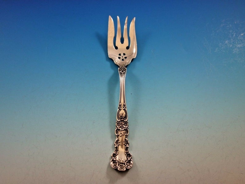 Buttercup by Gorham Sterling Silver Beef Fork Pierced 6 78