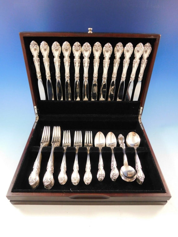 Melrose by Gorham Sterling Silver Flatware Set for 12 Service 60