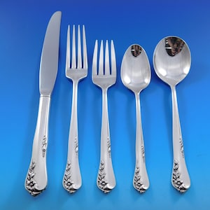 Engagement by Oneida Sterling Silver Flatware Set for 8 Service 42 Pieces