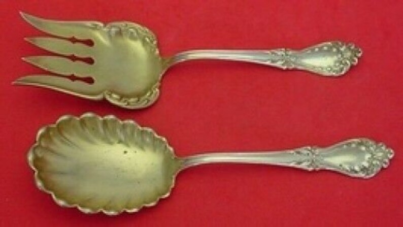 Princess by Watson Sterling Silver Salad Serving Set 7 14 2pc Gw