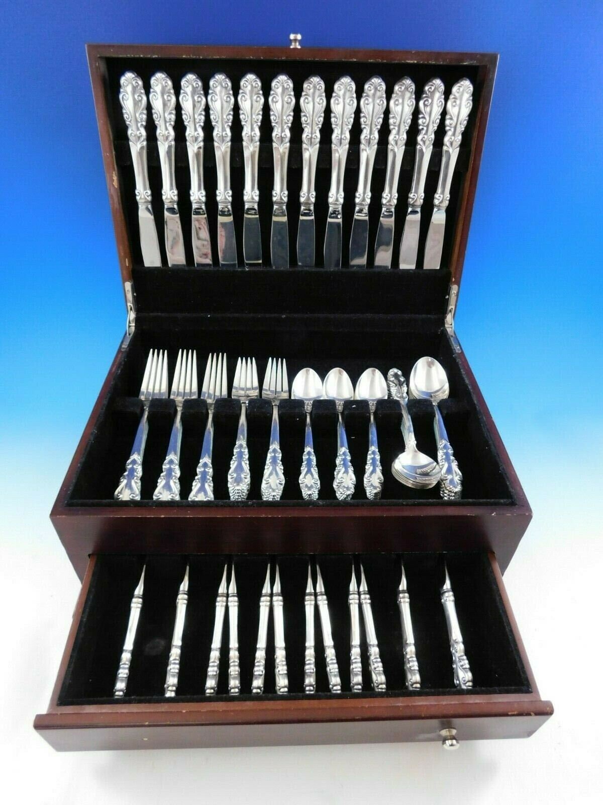 Esplanade by Towle Sterling Silver Flatware Set for 12 Service 72