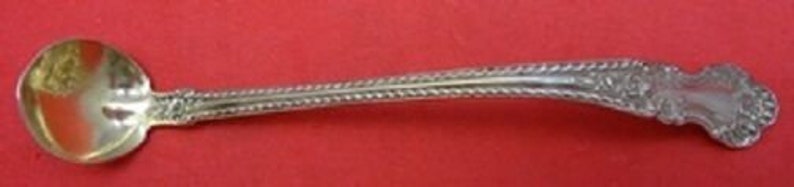 Cambridge by Gorham Sterling Silver Mustard Ladle Goldwashed Original 4 58