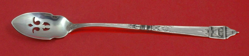 Lansdowne By Gorham Sterling Silver Olive Spoon Pierced Long 8 Custom