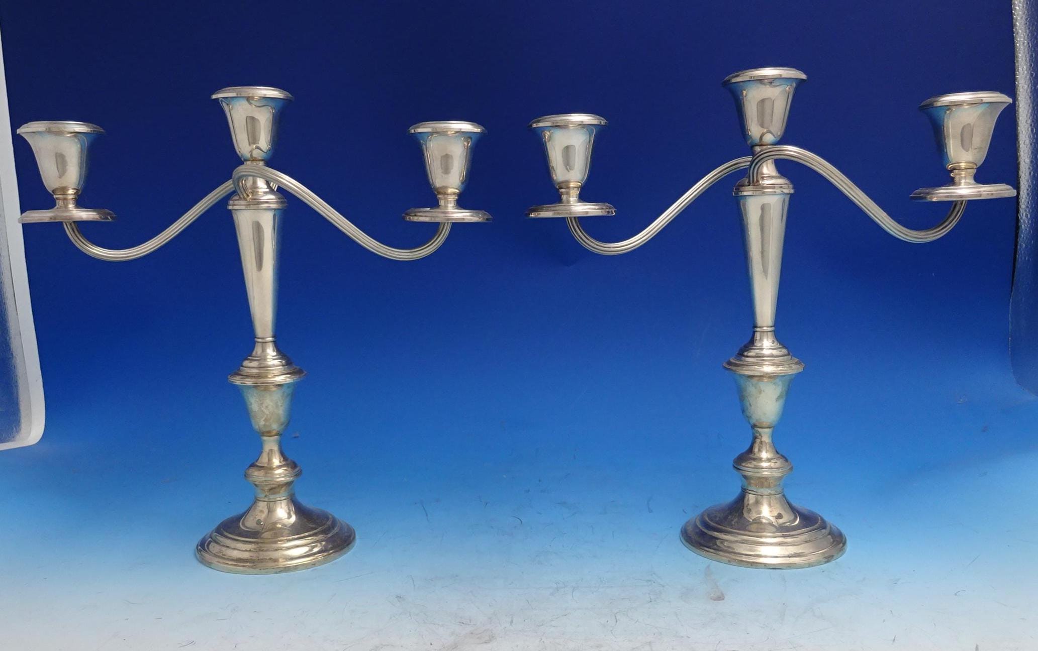 Vintage Gorham Sterling Silver Candlesticks - Etsy