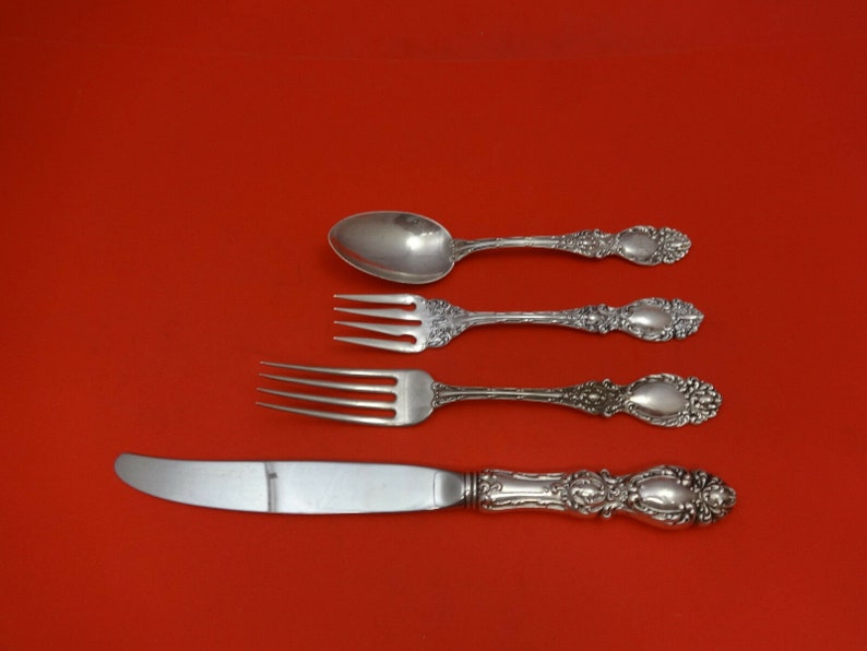s Lucerne by Wallace Sterling Silver Regular Size Place Setting 4pc