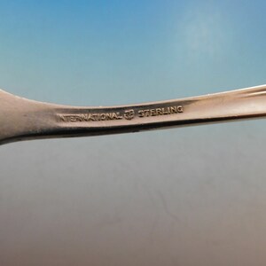 Silver Iris By International Sterling Silver English Server 7 1/4" Custom Silver Iris By International Sterling Silver English Server 7 1/4" Custom