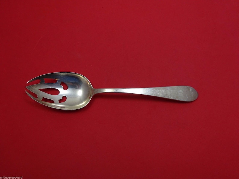 Pointed Antique by Reed Barton Dominick Haff Sterling Serving Spoon Pcd Open Tip