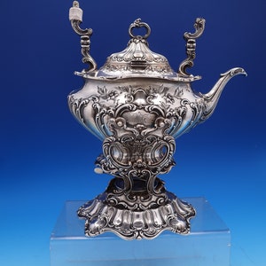 Chantilly by Gorham Grand Sterling Silver Kettle on Stand Missing Handle (#8012)
