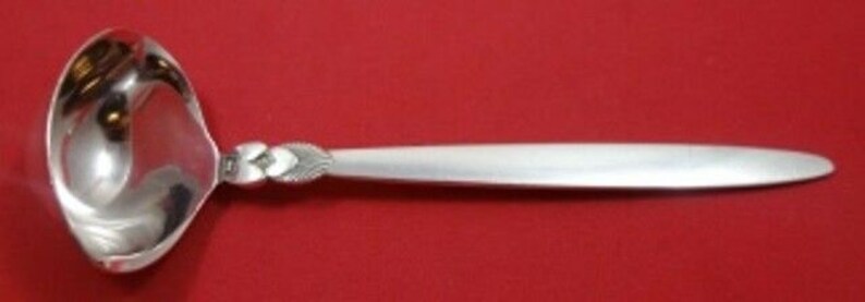 Cactus by Georg Jensen Sterling Silver Mayonnaise Ladle 5