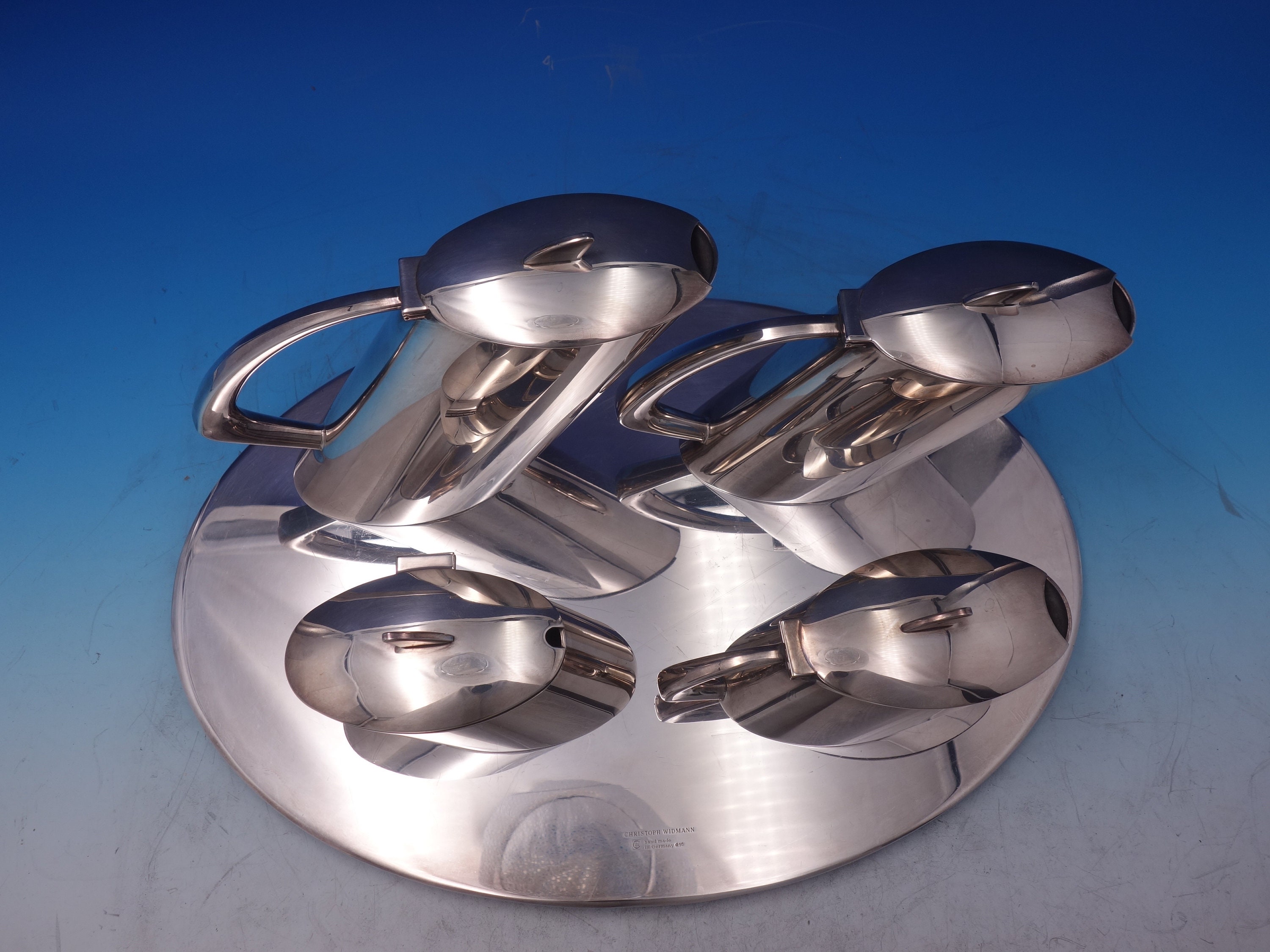 ⚪*︎様 CHRISTOPH WIDMANN Christoph Widmann German Silverplate Tea Set 5pc Handmade