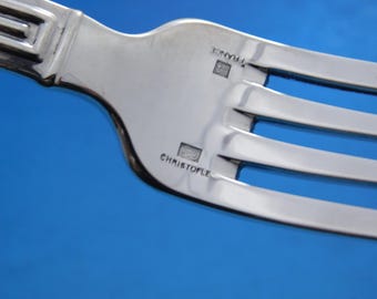 Triade by Christofle France Silverplated Flatware Set 6 Service 48