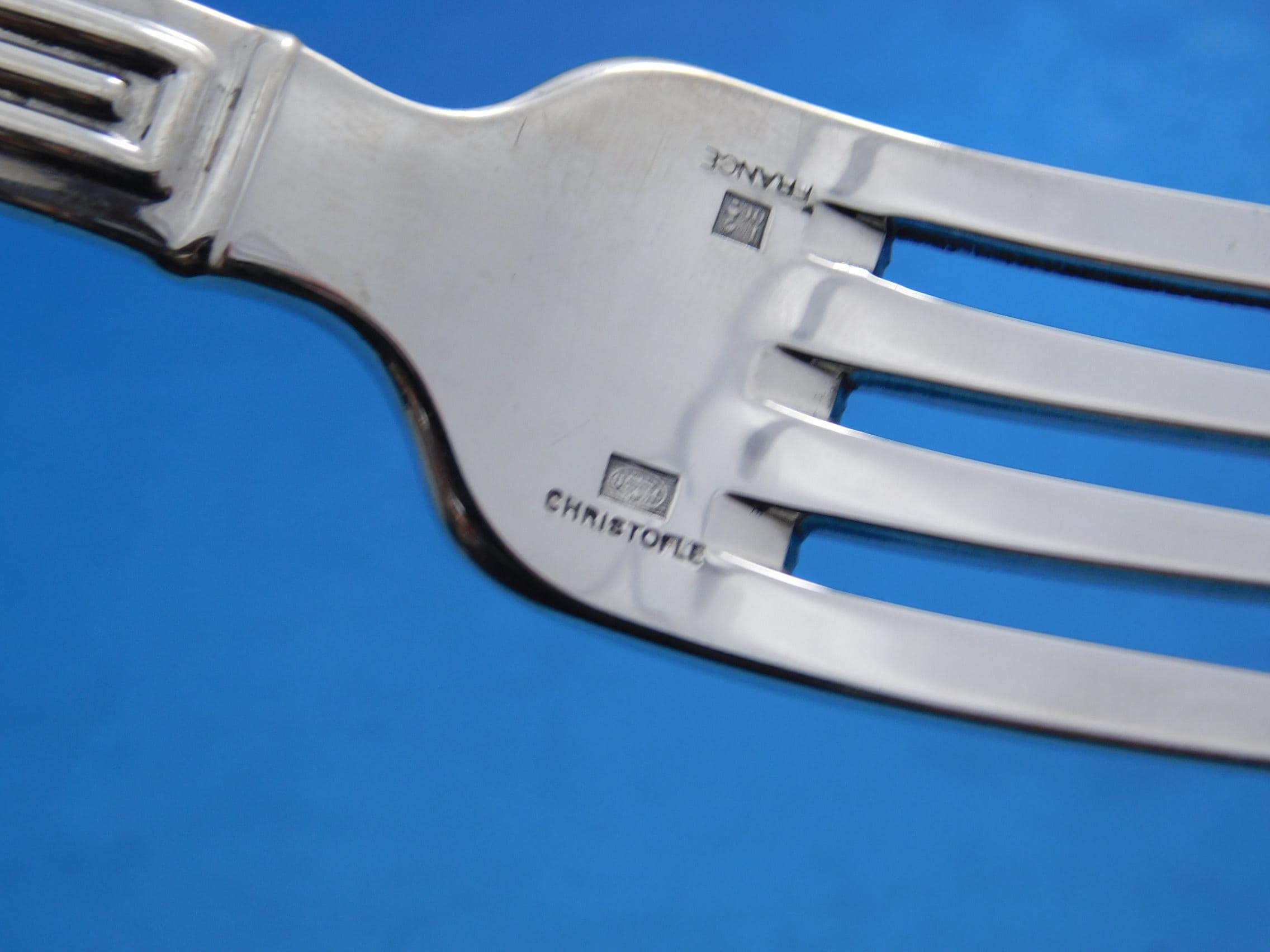 Triade by Christofle France Silverplated Flatware Set 6 Service 48