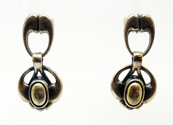 Georg Jensen 2006 Sterling Dangle Earrings (#j334… - image 1