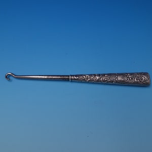 Floral by Gorham Sterling Silver Button Hook #110 6 1/2&quot; (#7557) Heirloom