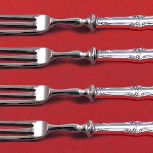 Joan of Arc by International Sterling Silver Fruit Fork Set 4-Piece Custom 6&quot; HH