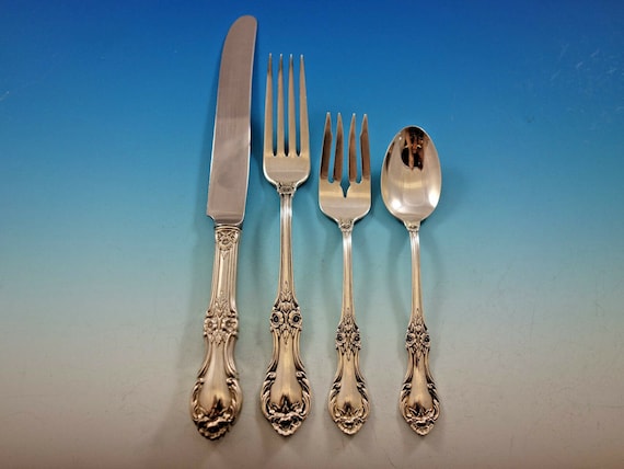 わ*ん様   ROSE フォーク STERLING 925 Wild Rose by International Sterling Silver Flatware Set for 8