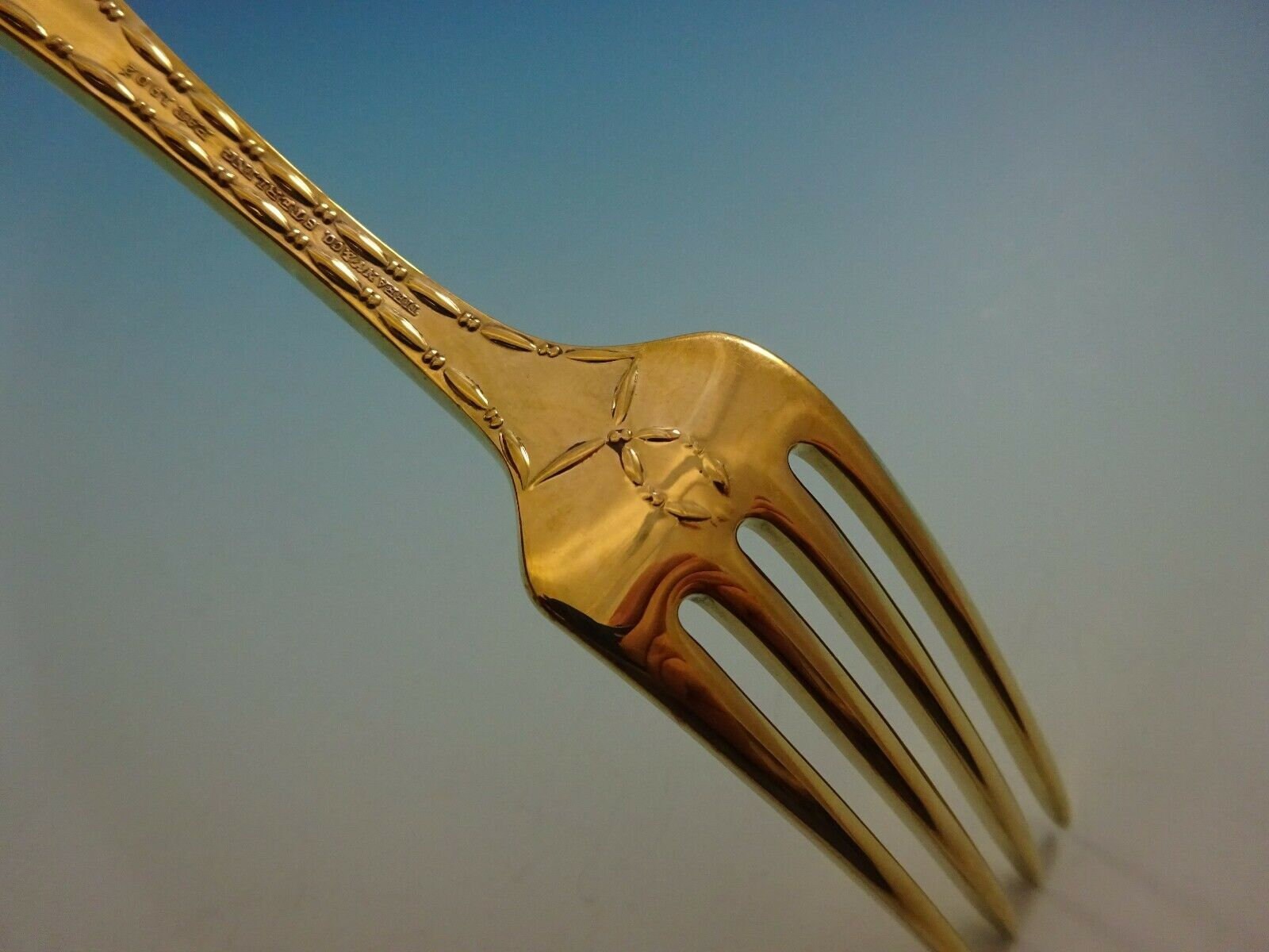 純銀　鍍金　Tiffany スプーンMarquise Marquise Gold by Tiffany and Co. Sterling Silver Flatware Set