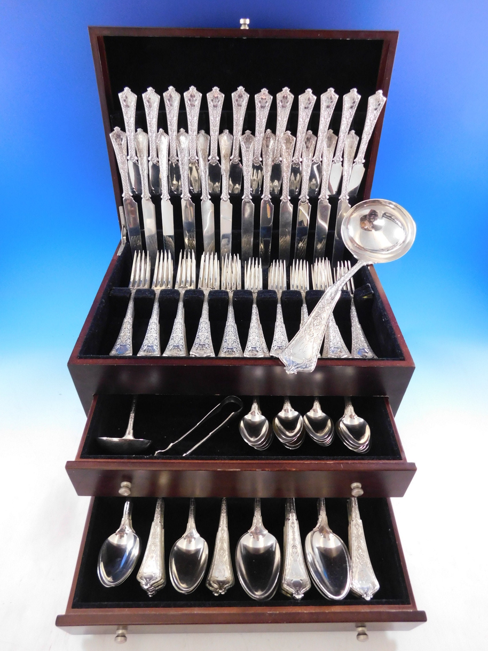 Persian by Tiffany and Co Sterling Silver Flatware Set for 24